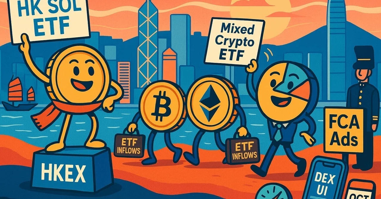 Solana現物ETFが香港で上場へ、米BTC/ETH ETFは資金回帰──日本の金融庁がDEX規制を検討・T. Rowe Priceが“混合 ...