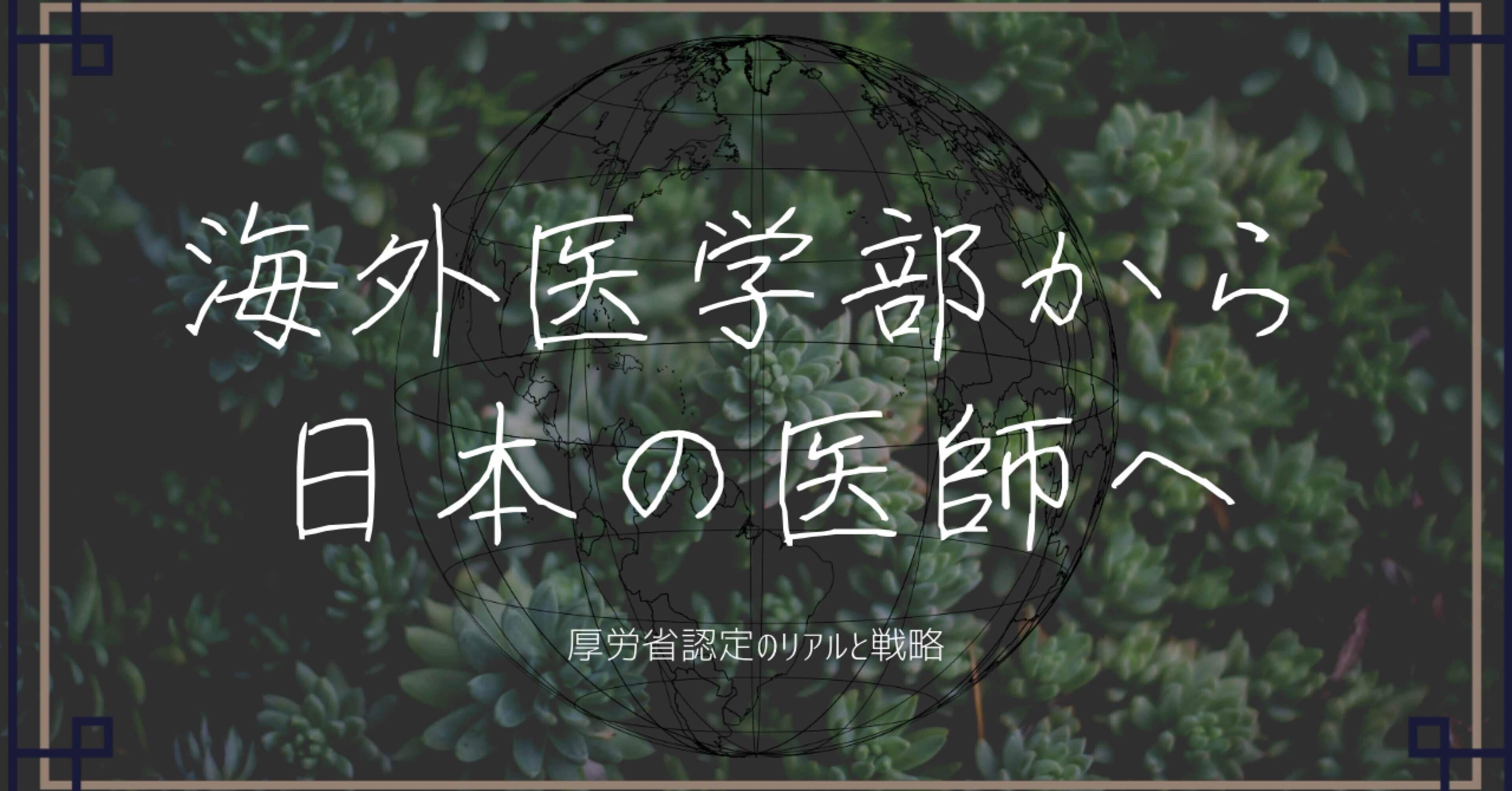 海外の医学部を卒業して日本の医師になる方法 海外の医学部を卒業して日本の医師になる方法 NIC医学部海外留学