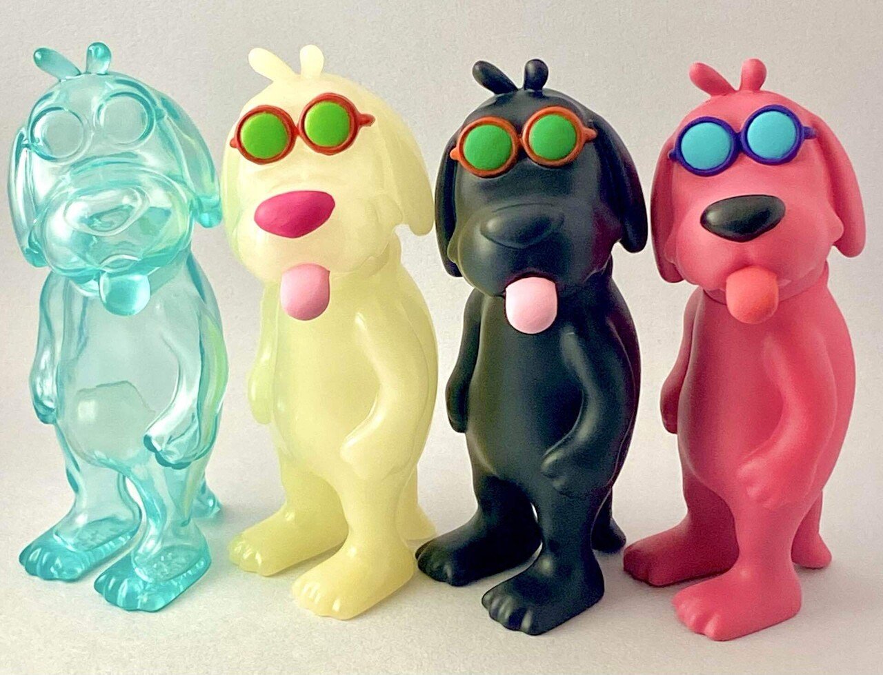 チャッピー様リクエスト作品『いぬづくし』 Rapソフビ 第4弾 ピンク ～時計台の犬～「俺のチキンがッ！」｜Futureman