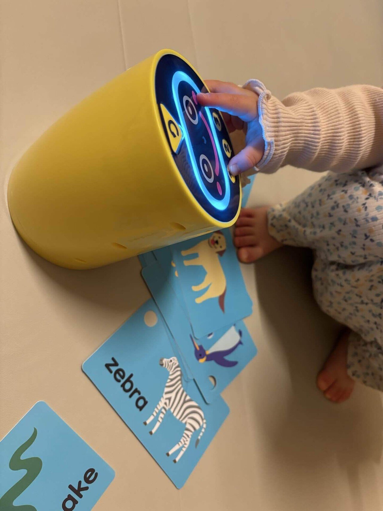 1歳娘とおうち英語 カードリーダーに少しずつ慣れてくる｜IRO