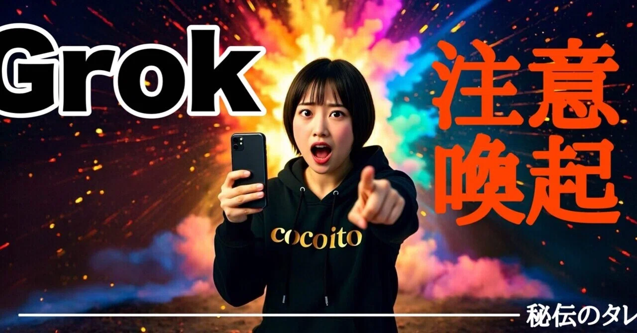 Cocoito 【Grok】超重要‼️Xへのポストは慎重に|此糸 -cocoito-