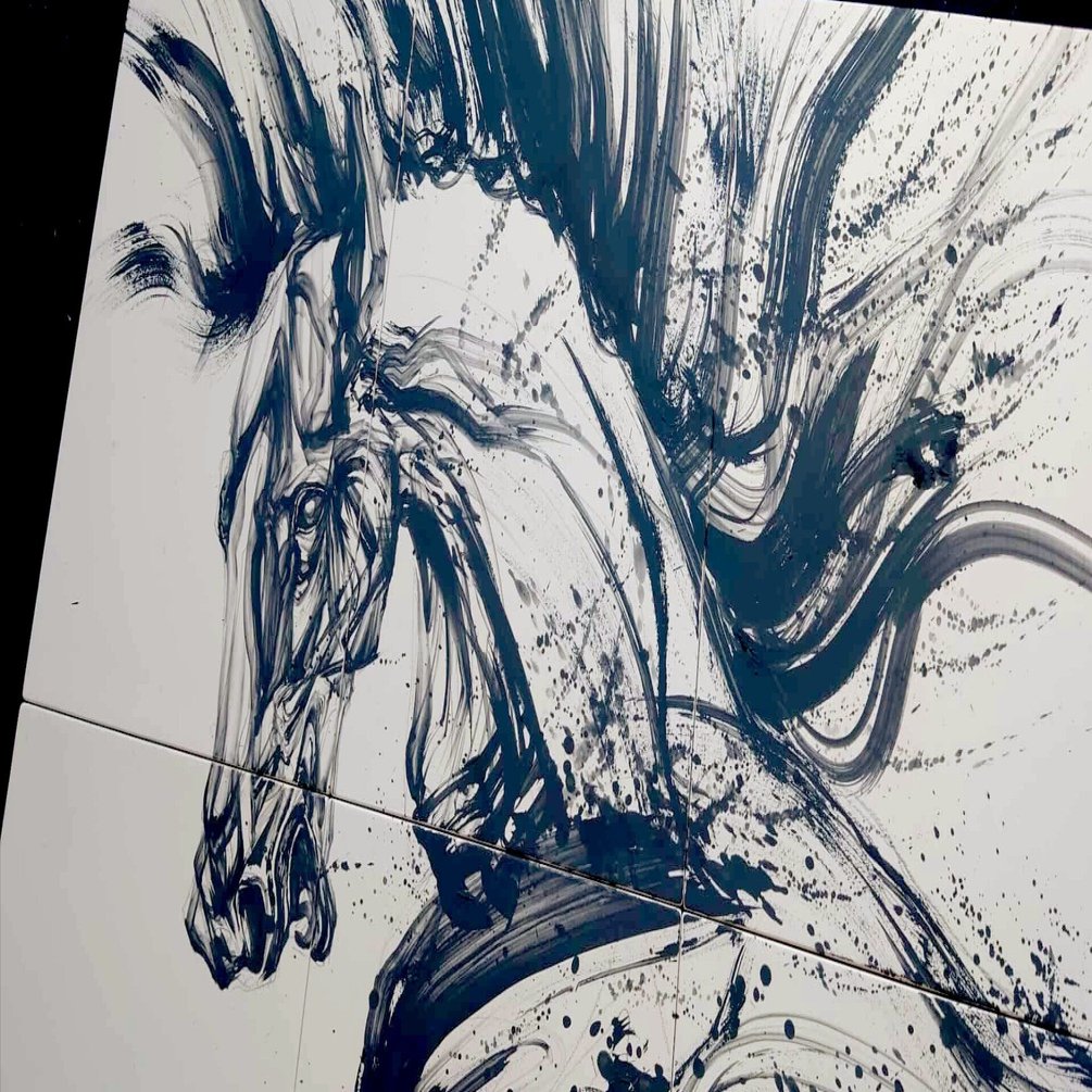 新春を翔る陶墨画展「龍蹄翔雲」開催決定！｜西元祐貴