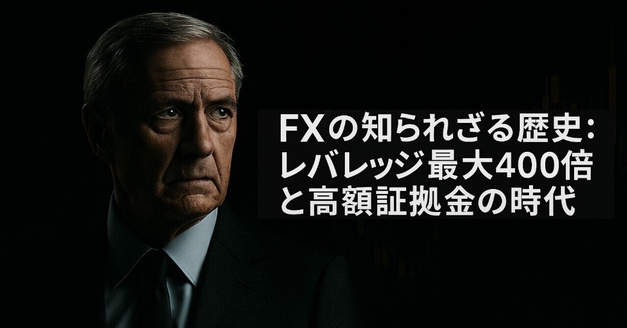 FXの歴史を振り返る|400倍レバレッジから25倍規制までの変遷｜プライムメディアプラス