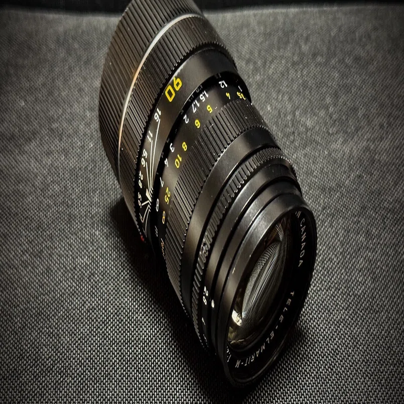 訳アリ　LEICA TELE-ELMARIT f2.8 90mm Mマウント Leica 90mm f2.8 Tele-Elmarit Black 