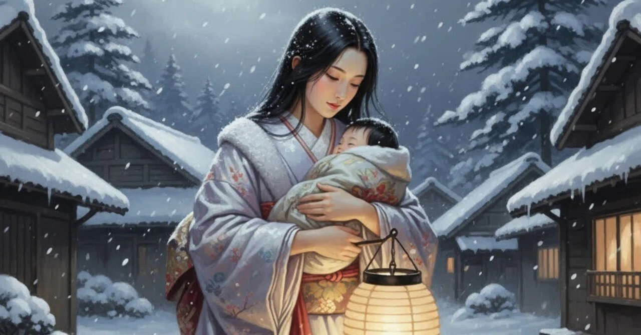 ️ 常盤御前 ― 雪の母、祈りの人 ―｜姫君のこころ絵