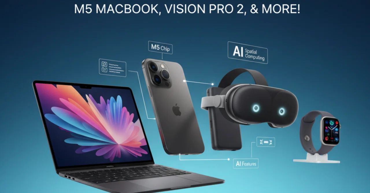 M5のmacbookpro、iPad Pro、vision proが新発売。高すぎるのでスキップ 