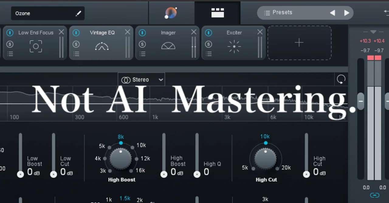 Not iZotope Ozone AI Mastering. ｜Yugen(ゆうげん)