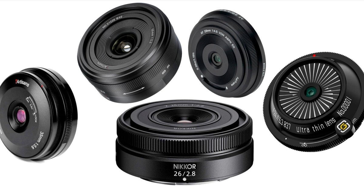 NikonのZマウント用のパンケーキレンズでフルサイズセンサー向け
