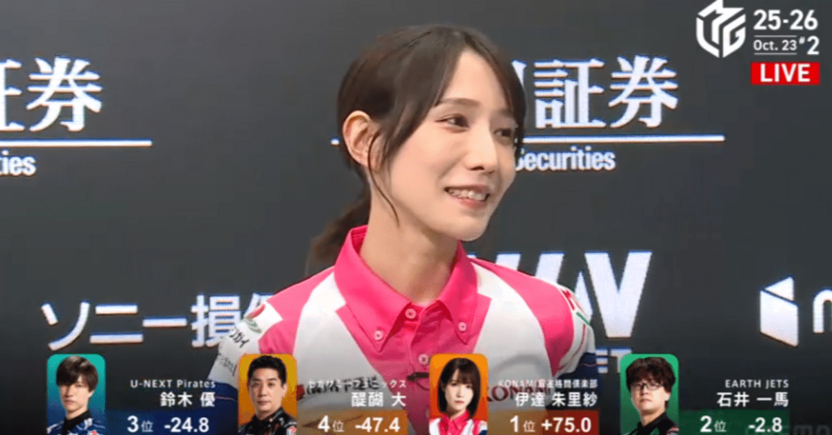 14戦9勝のkonamiの風と龍、そして伊達朱里沙の初勝利！｜Mリーグ