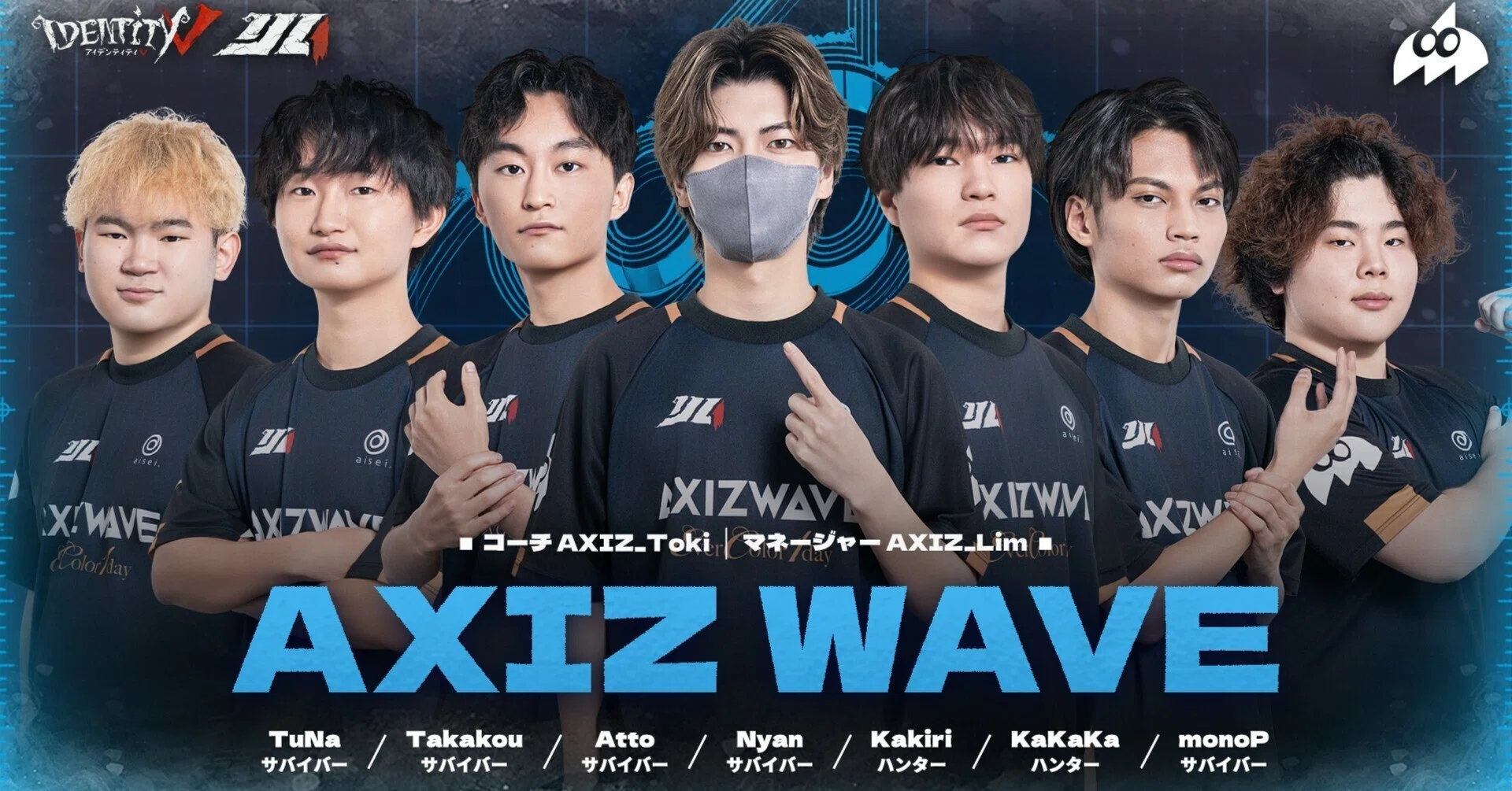 第五人格】選手まとめ〜AXIZ WAVE篇〜｜えびKn1＠ZETA推