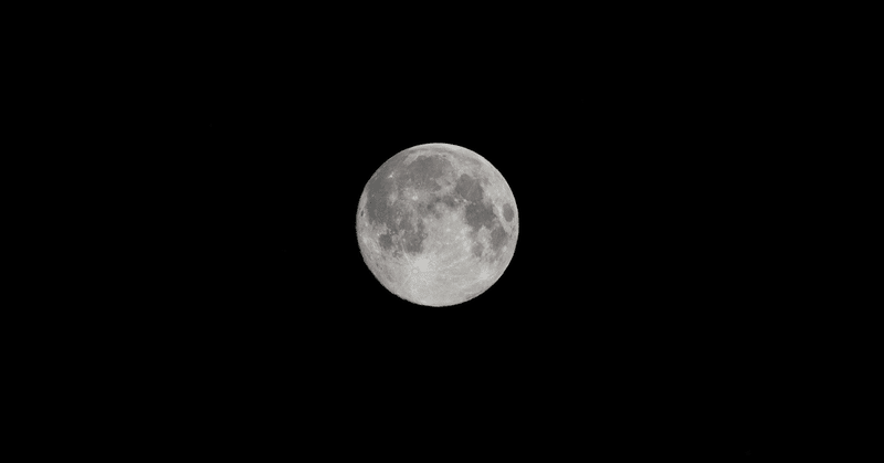 今、おんなじ月を見ている。