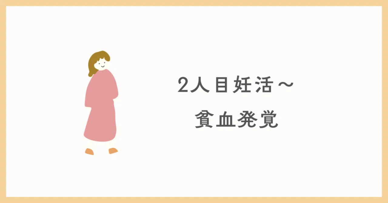2人目妊活〜貧血発覚へ|ちもり