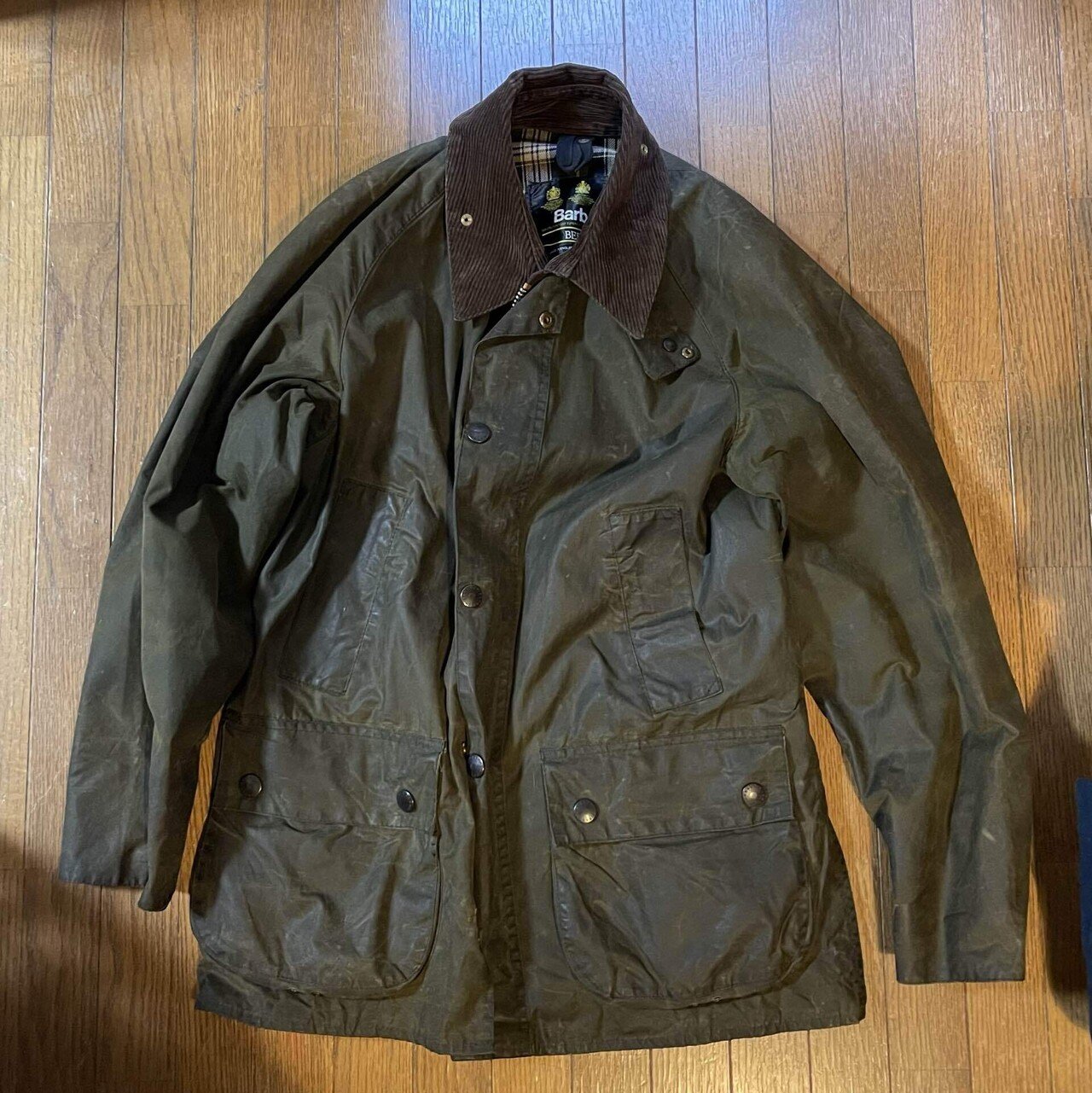 Barbour自宅洗い&オイル抜き・新しい個体❗️｜村本大志