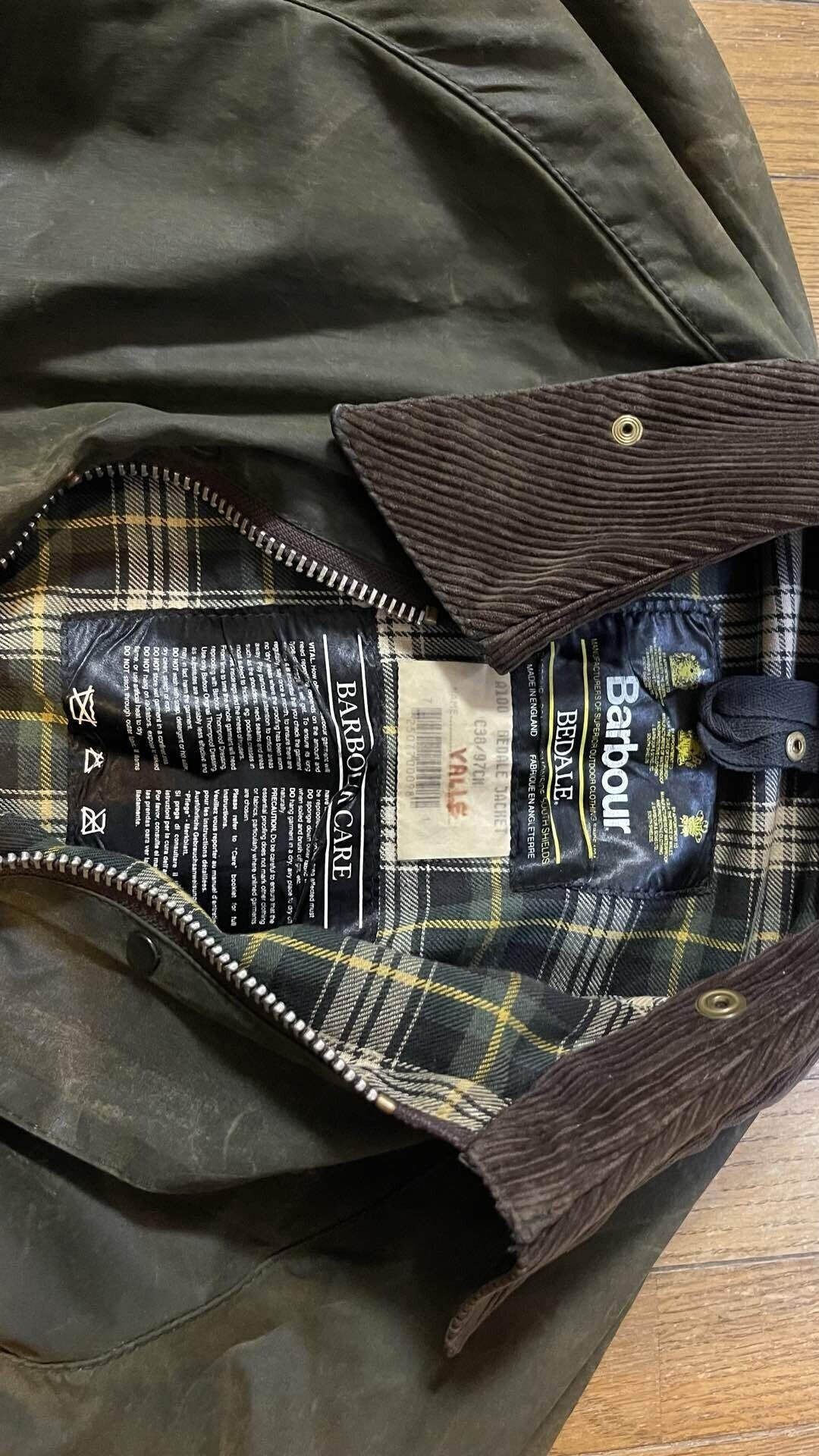 Barbour自宅洗い&オイル抜き・新しい個体❗️｜村本大志