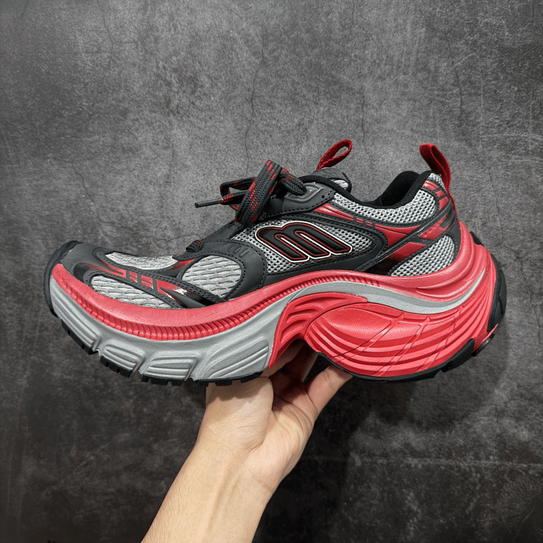 バレンシアガ 6XL スニーカー レッド/グレー／ブラック815859W2MV26110