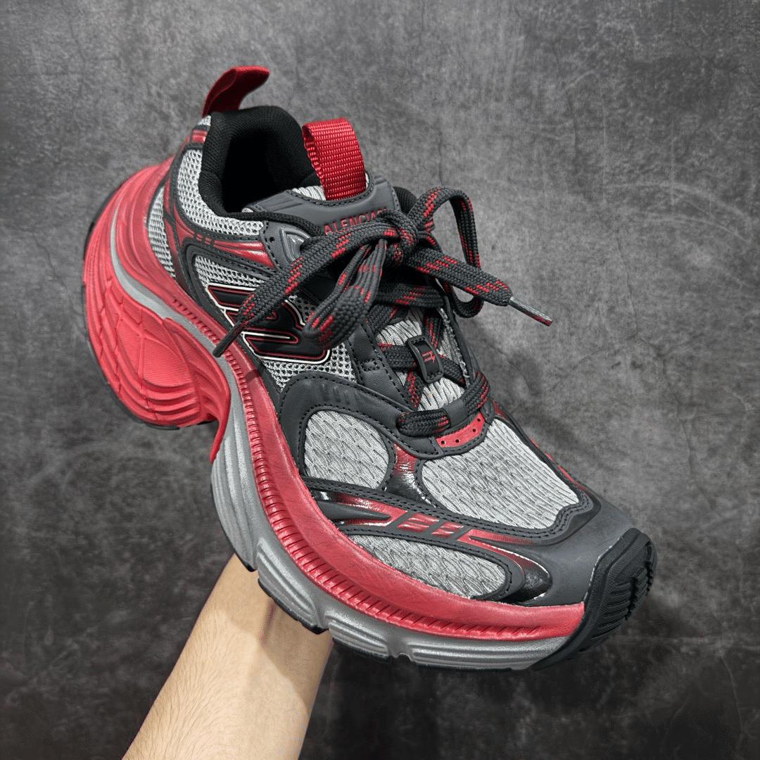 バレンシアガ 6XL スニーカー レッド/グレー／ブラック815859W2MV26110