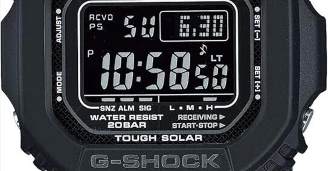 G-SHOCK GW-M5610U-1BJF 口コミ評判｜反転液晶の見やすさと薄型ボディ