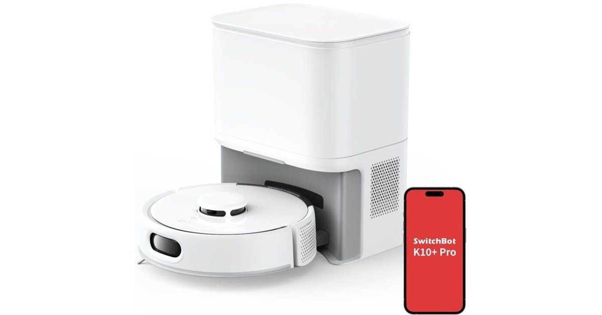 邪魔」だから諦めていた？超小型ロボット掃除機 SwitchBot K10+