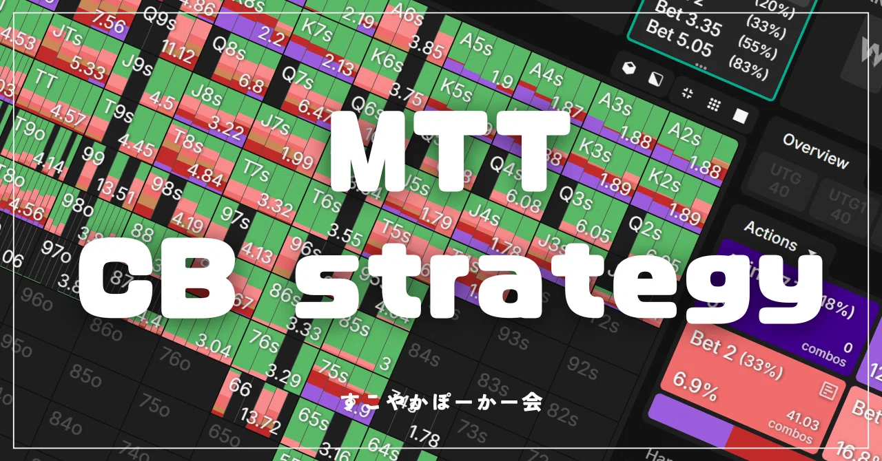 MTT CB strategy 総集編｜すこやかぽーかー会