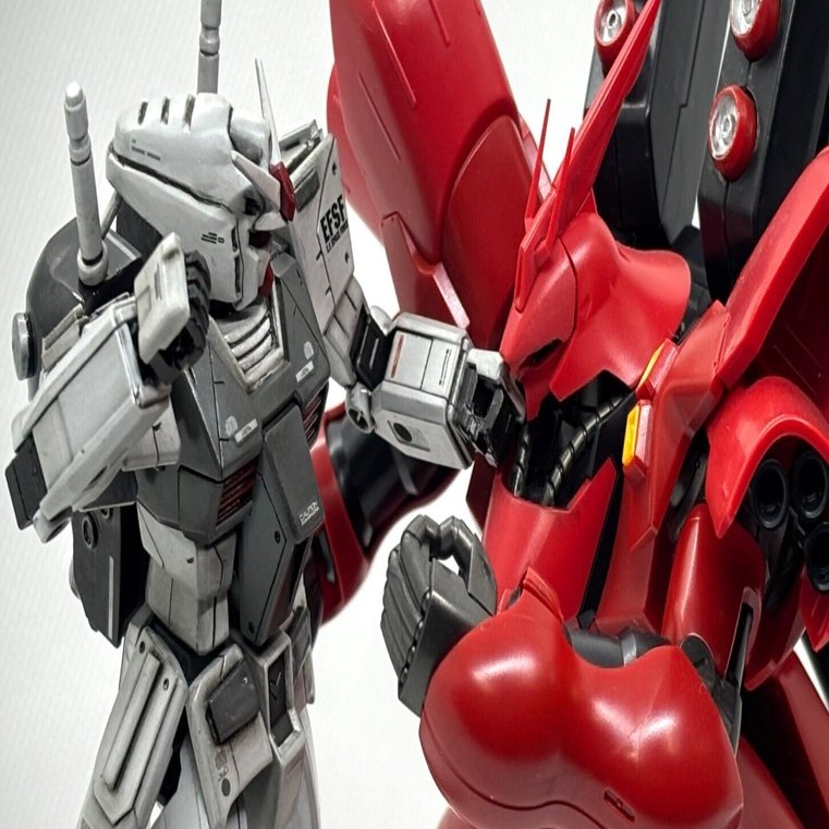 幻の機体を再現してみよう‼️ 逆襲のシャア没デザインのνガンダムを