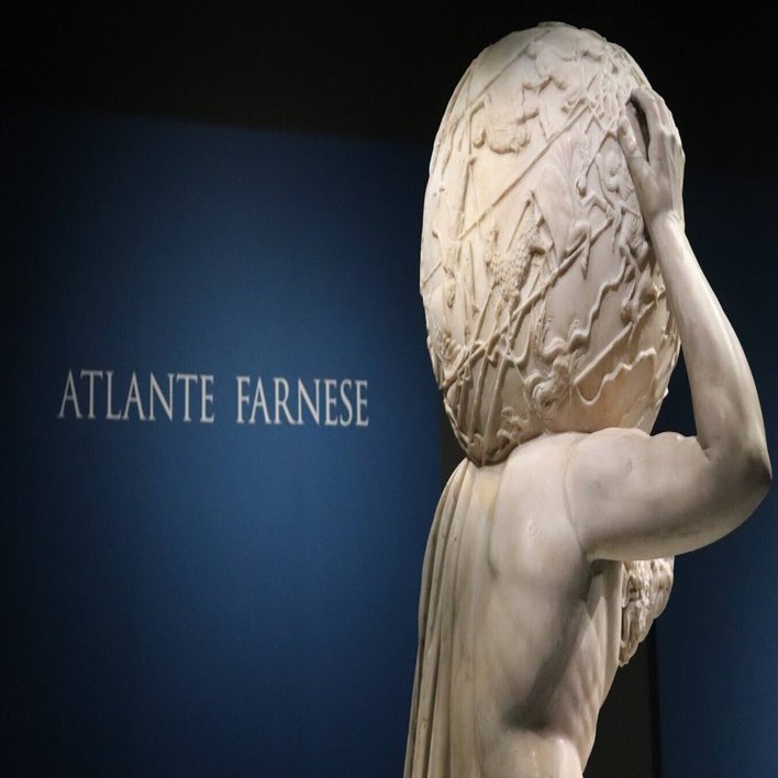 天空のアトラスイタリア館の至宝展限定グッズ正義の旗スカーフ万博