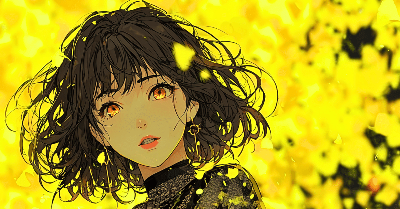 黄昏が零れる夜に【画像生成AI＋4コマ漫画】｜Alpaka