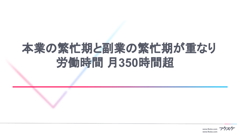 労働時間 月350時間超 副業による過労でうつ病に 副業事故で労務不能になる前にやるべき対応策 株式会社フクスケ クラウド型副業 制度構築サービス Note 労働時間 月350時間超 副業による過労でうつ病に 副業事故で労務不能になる前にやるべき対応策 株式会社フクスケ クラウド型副業 制度構築サービス Note