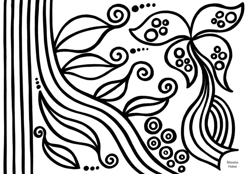 抽象画師のぬり絵 配布します コジ Note