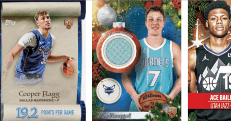 🎄【2025-26 Topps Holiday Basketball 完全ガイド】NBAトレカの冬限定