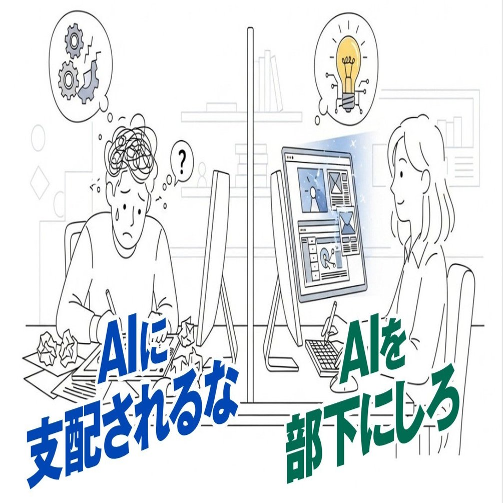 AIに支配されるな！ どこまでいっても優秀な部下に過ぎない｜米本デザイン