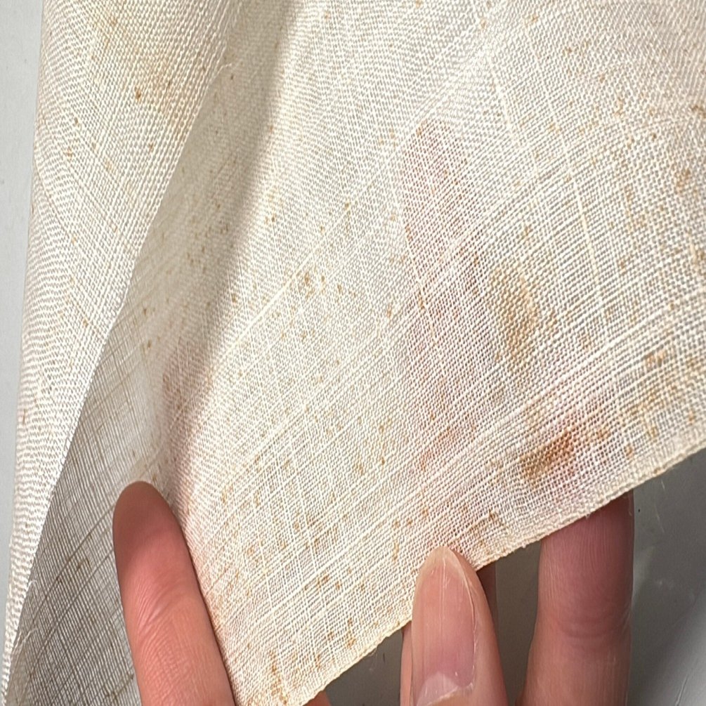 染みの付いたモシ（麻）洗ってみた PART2！｜pojagi*sono