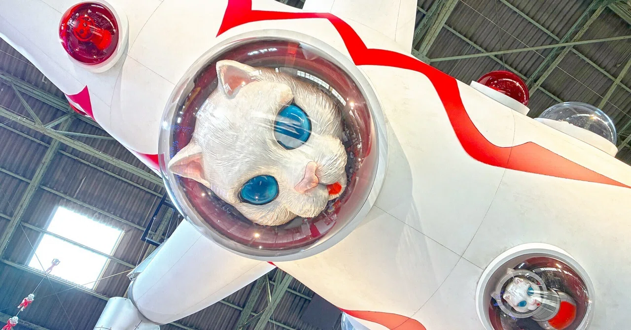 ヤノベケンジ展】大阪・北加賀屋の巨大アート収蔵庫「MASK」で宇宙猫