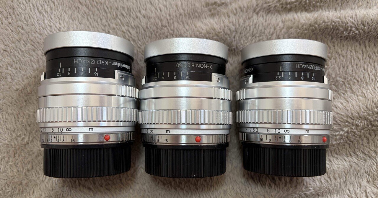 Schneider xenon emerald 50mm F2.2 驚くほど精密。シュナイダーの新