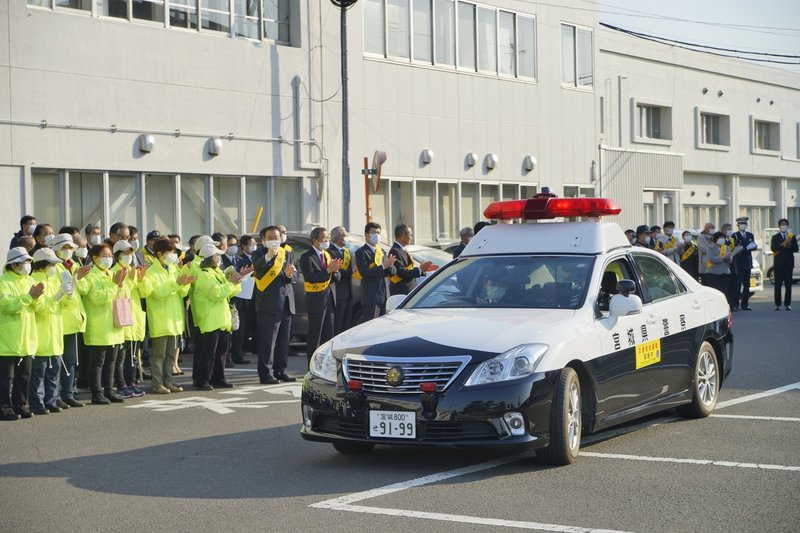 東松島市交通安全運動出動式 1