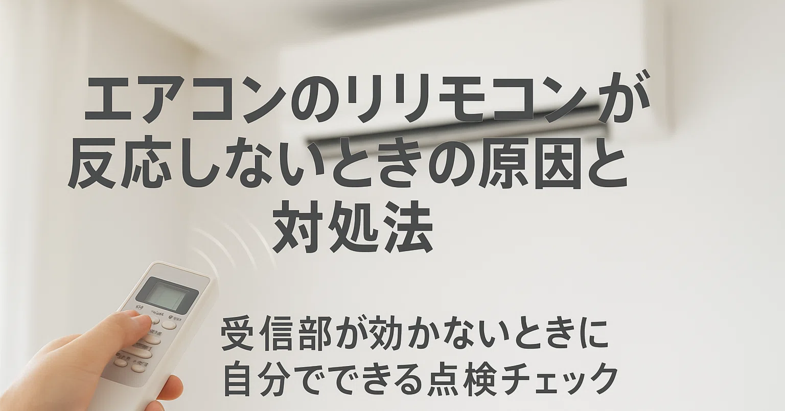 エアコン リモコン きか ない