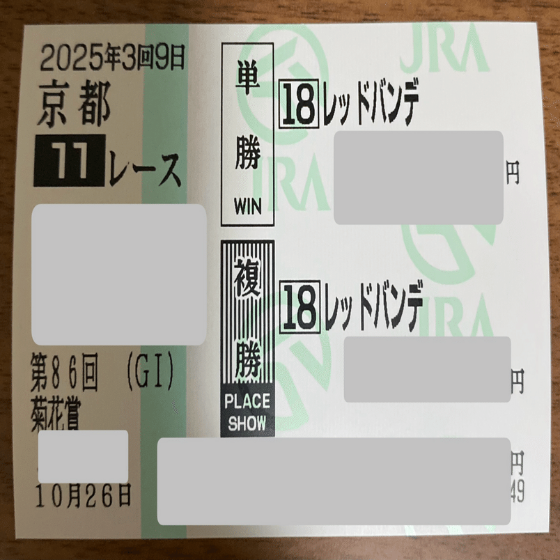 菊花賞の馬券結果｜でぃくたす