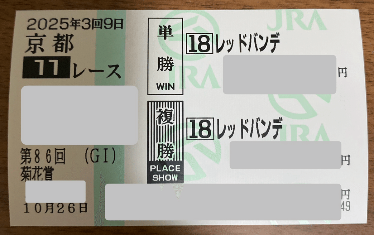 ★ウマ娘馬券★ スペシャルウィーク 第59回菊花賞 現地単勝馬券 ☆ウマ娘馬券☆ スペシャルウィーク 第59回菊花賞 現地単勝馬券 Yahoo