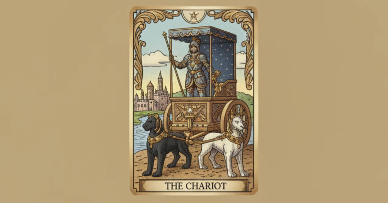 [Major Arcana Details] No. 7 The Chariot | A card symbolizing willpower ...