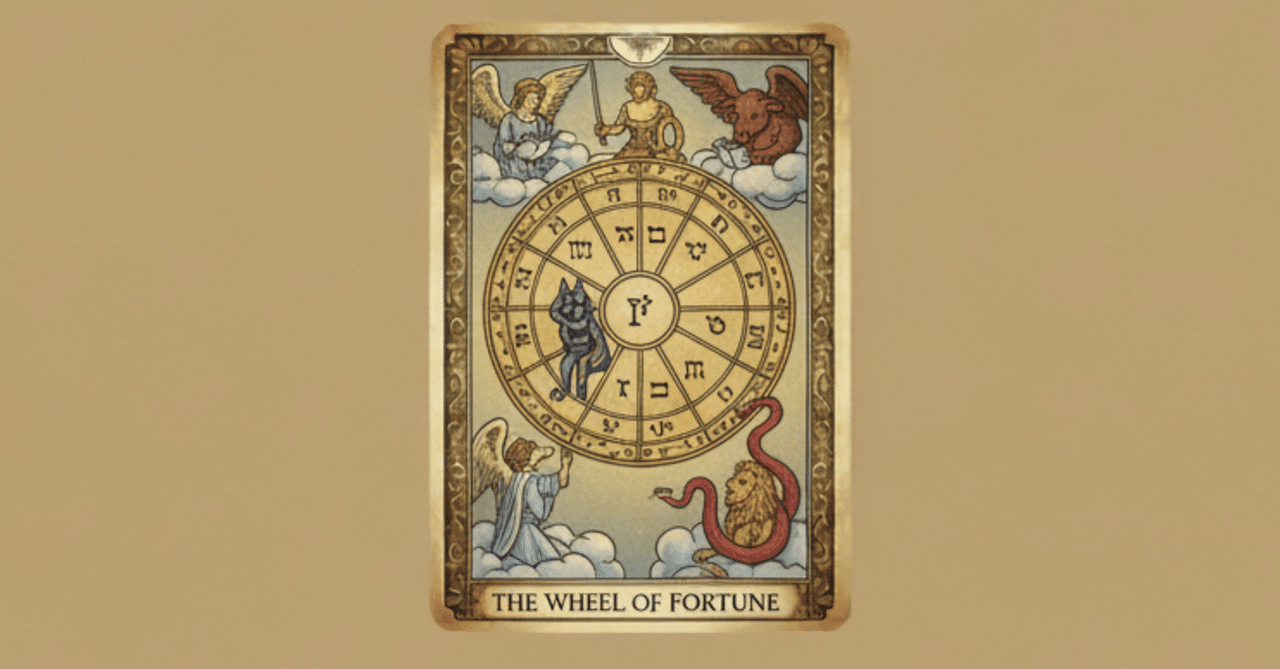 大アルカナ詳細】10番 運命の輪（Wheel of Fortune）｜変化と循環の