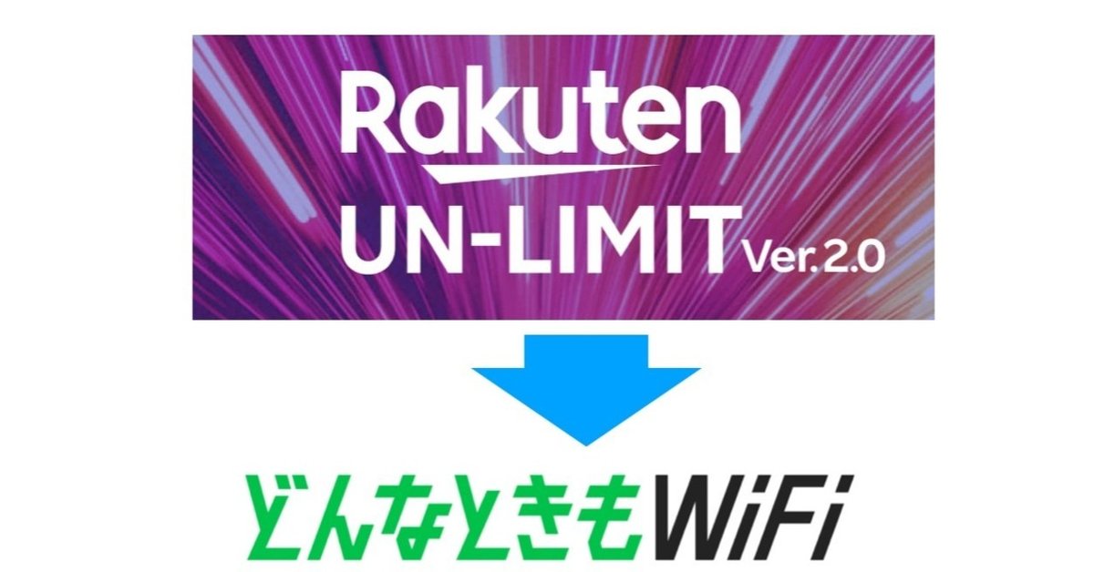 楽天UN-LIMITのSIMを、どんなときもWiFiのルーターに挿してみた