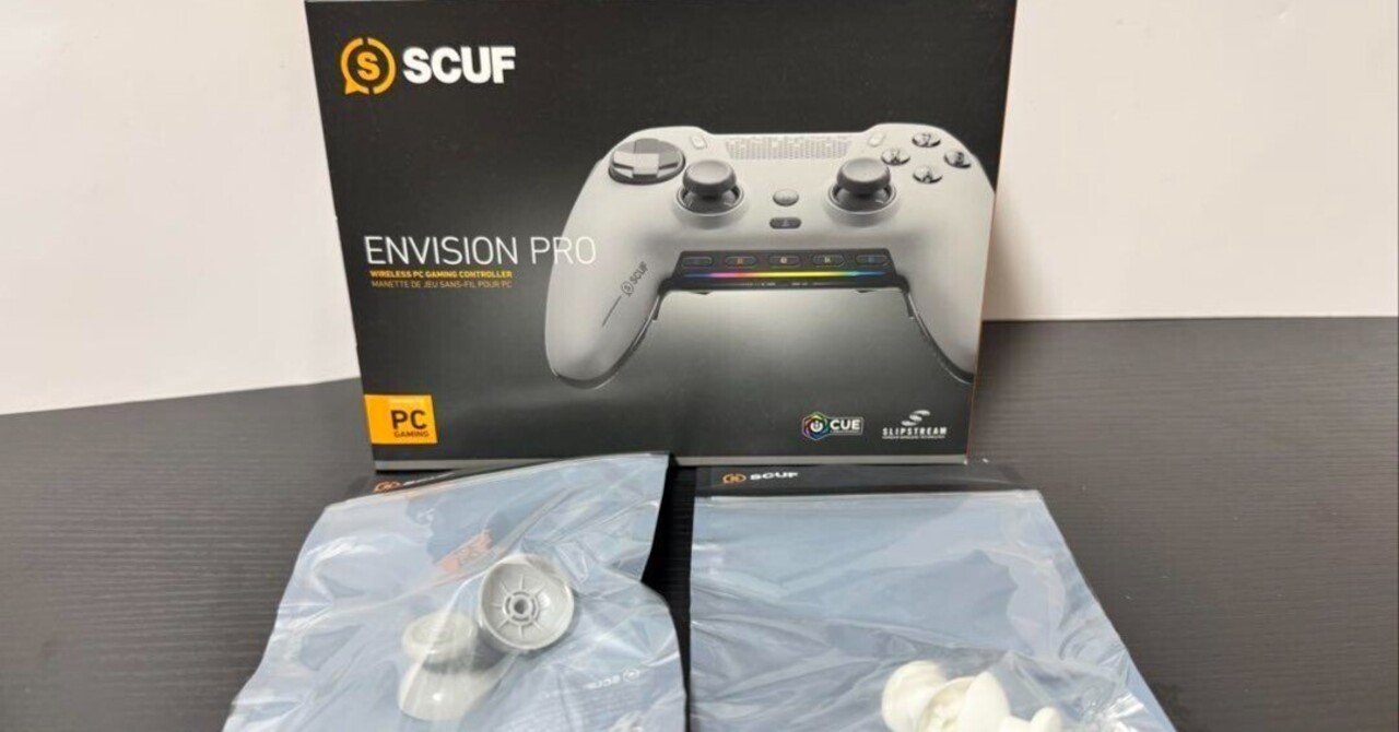 ほぼ未使用 SCUF ENVISION PRO ホワイト　おまけあり 本日見つけた掘り出しモン!】ほぼ未使用 SCUF ENVISION PRO ホワイトが