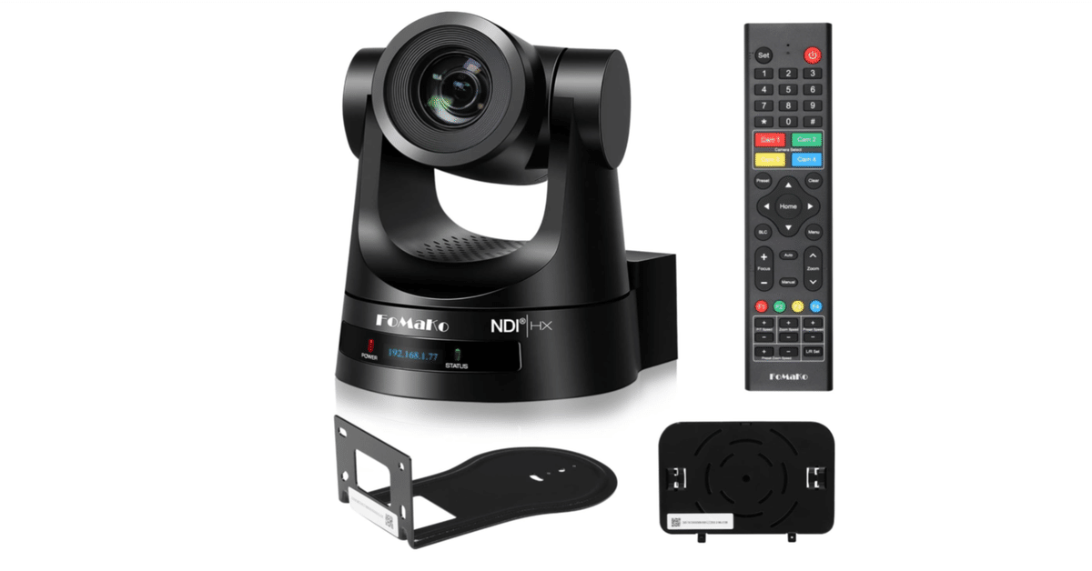 オンライン配信に活躍】FoMaKo NDI|HX3 PTZカメラ完全ガイド｜AI