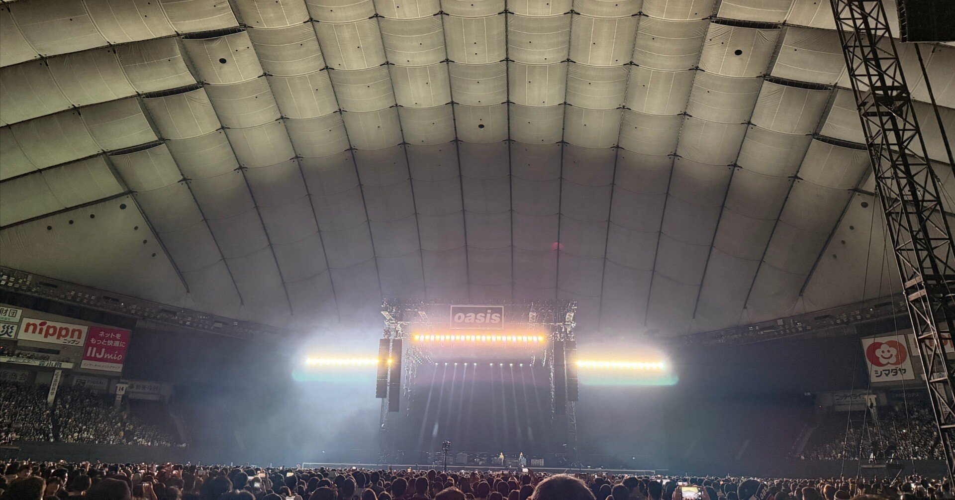 雑記20251026 「oasis live '25」東京ドーム｜小田和奏 おだかずそう
