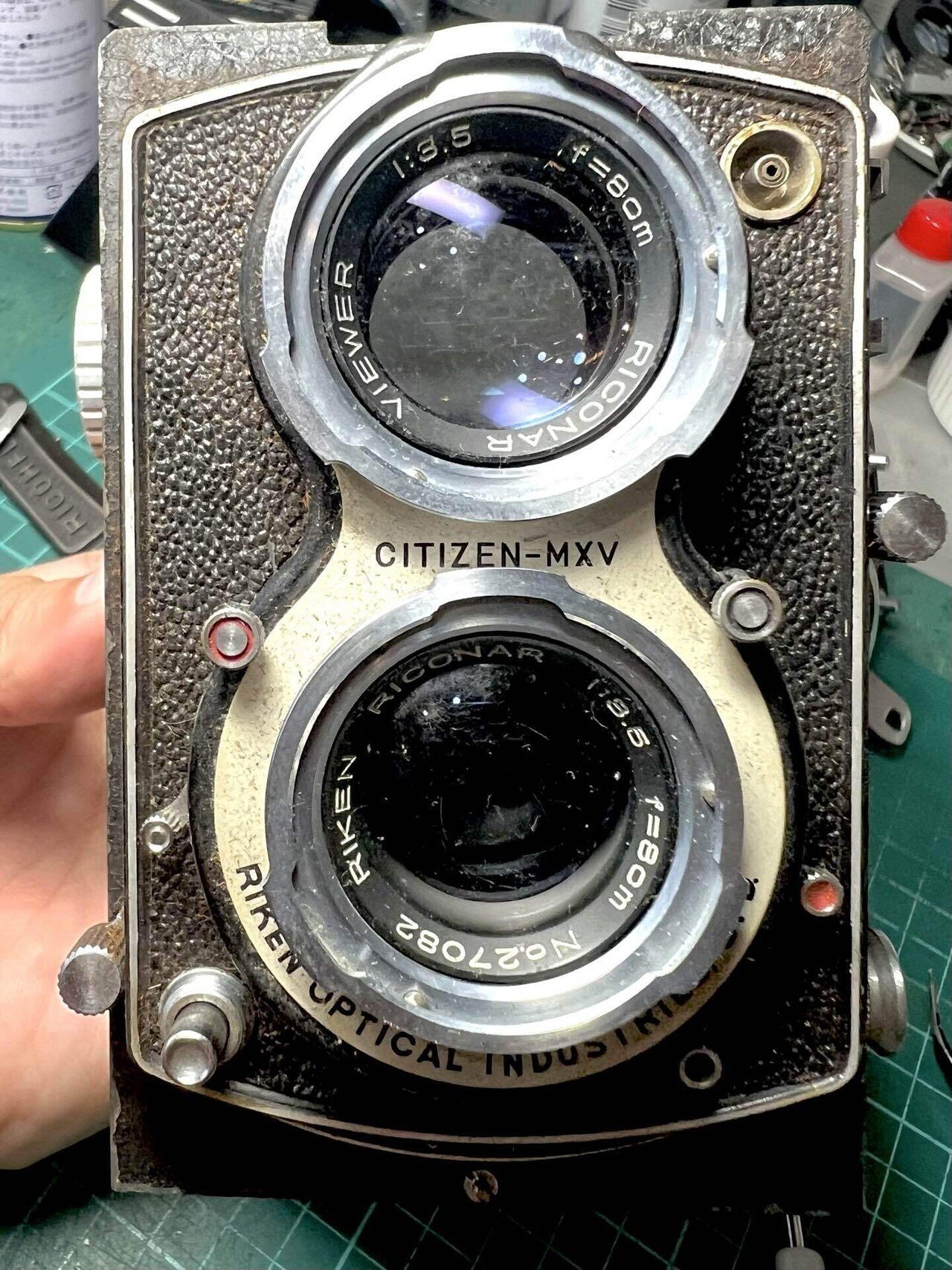 RICOHFLEX New Diaのオーバーホール｜ホワイトカメラ