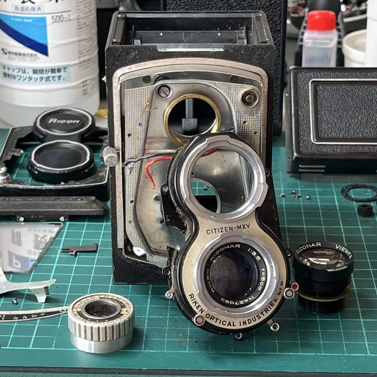RICOHFLEX New Diaのオーバーホール｜ホワイトカメラ