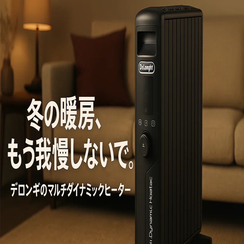 リモコン付！上位機種の速暖性。マルチダイナミックヒーター ±0.5℃の精密温度 冬の暖房、もう我慢しないで。デロンギのマルチダイナミックヒーターが