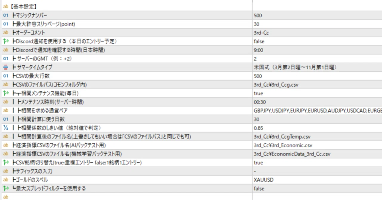 3rd_Cc_v1.505 パラメーター説明｜hiro2号