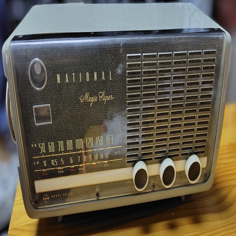 ゼネラル真空管ラジオ　6 M A303 ジャンク品 ゼネラル真空管ラジオ 6 M A303 ジャンク品 ジャンクで買った真空管