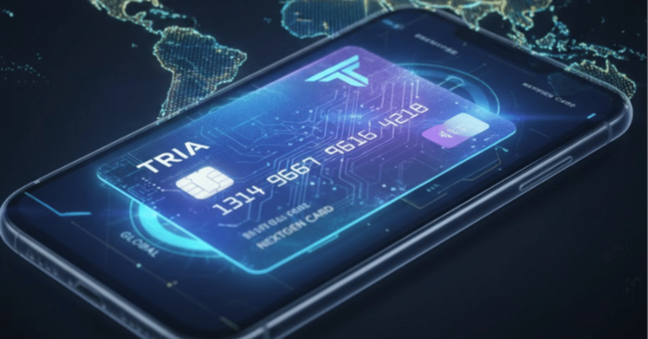 Triaカード完全ガイド｜自分のウォレットで世界中で使える次世代カード｜ハルコインおたく