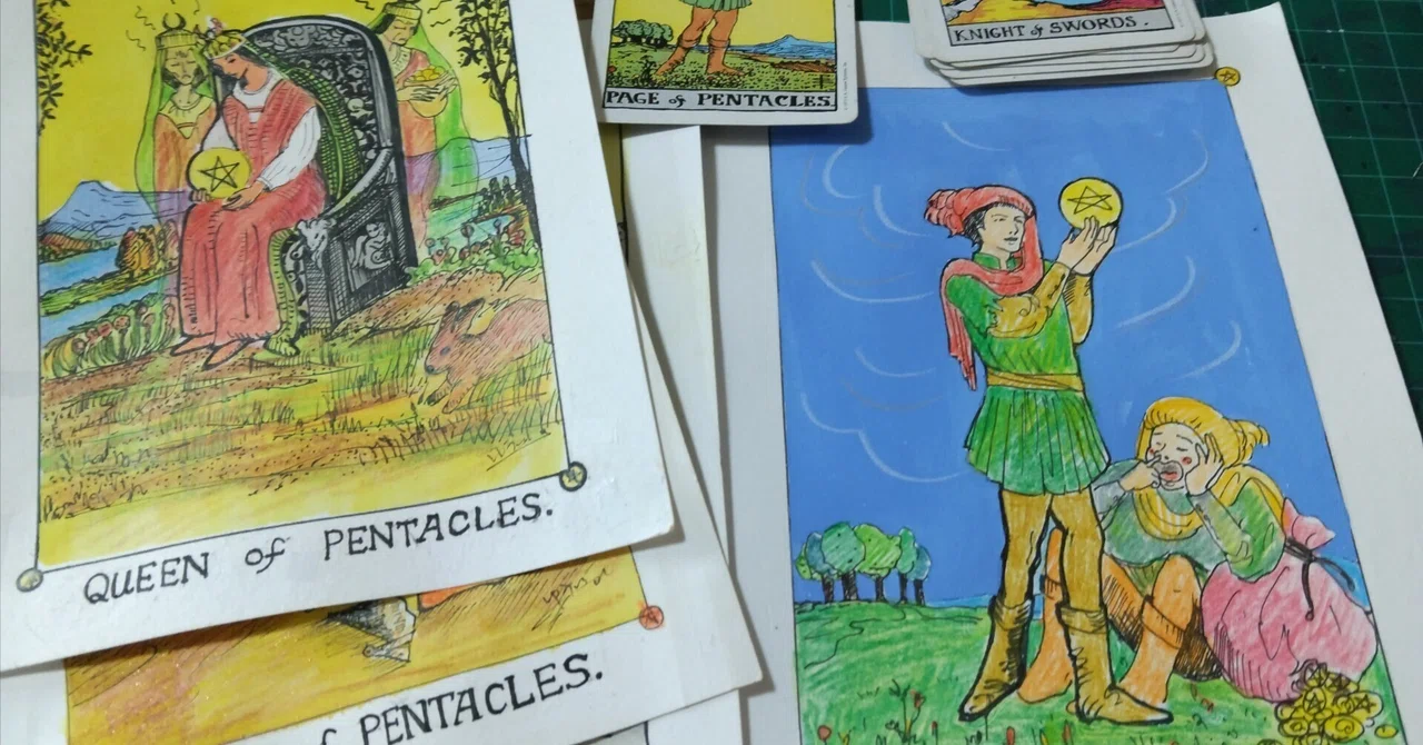 Parody Rider-Waite Tarot Character Cards Production Record ⑬｜shiratama